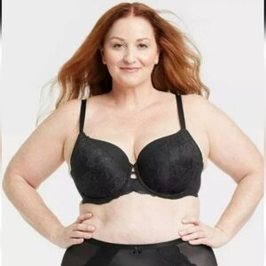 Lightly Lined Balconette Coverage Underwire Bra - 46DDD